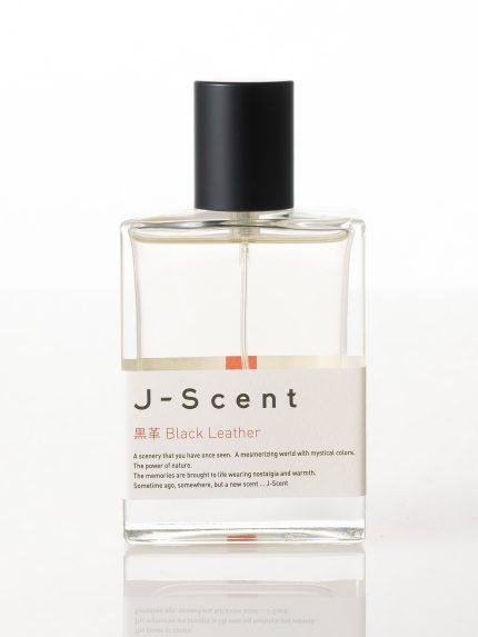 Black leather Jscent Perfume de autor